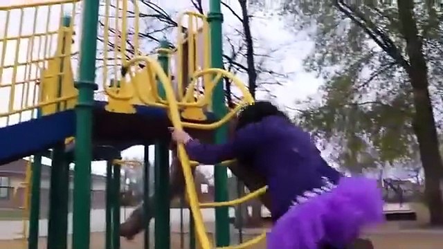 Joker Sister vs Twin Joker Brothers - Playground Fun! Real Life Superhero Movie