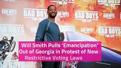 Will Smith Pulls ‘Emancipation’ Out Of Georgia In Protest Of New Restrictive Voting Laws