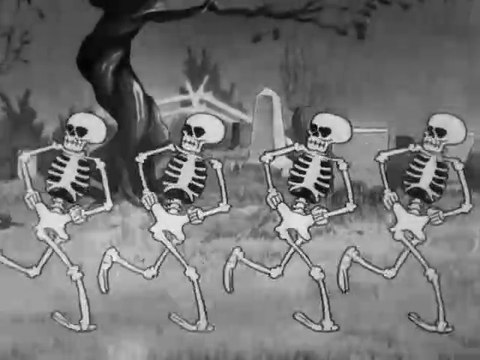 K2R2 Cartoons: Silly Symphonies: The Skeleton Dance (1929)