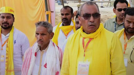 नीली वर्दी, पीला टैग OP Rajbhar ने बनाई अपनी RSS सेना!