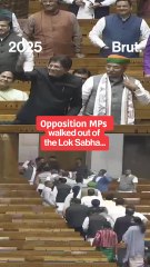 Opposition walks out during Shah's speech