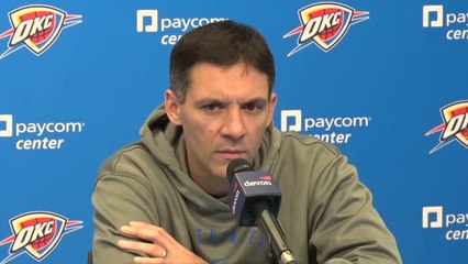 OKC - Daigneault :​ ''Ne pas se concentrer sur la série''