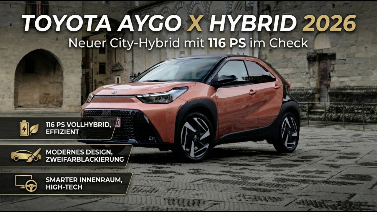 Aygo X Hybrid 2026: Kompakter Toyota mit Hightech & Sparfaktor