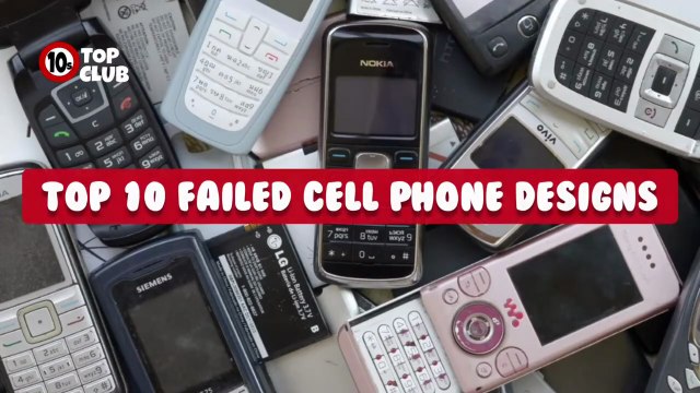 Top 10 Failed Cell Phone Designs _ Classic Mobile Phones - Top10sClub
