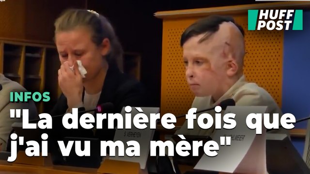 Cet Ukrainien de 11 ans qui a survécu à une frappe russe a ému jusqu'à l'interprète au Parlement européen