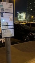Viral video of QR code parking scam