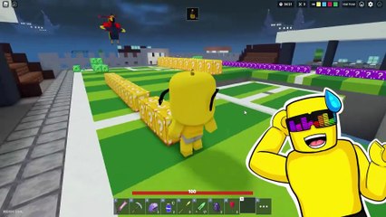 ULTIMATE LUCKY BLOCK Race in Roblox Bedwars