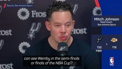 Wembanyama could make return for NBA Cup semi-finals - Johnson