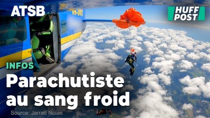 En Australie, ce parachutiste survit à un accident en plein saut après avoir été suspendu à la queue de l’avion