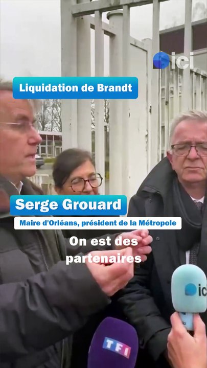 Brandt : réaction de Serge Grouard, maire d'Orléans et président de la Métropole d'Orléans