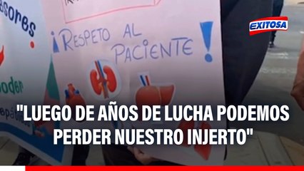 Denuncian desabastecimiento de tacrolimus: "Luego de años de lucha podemos perder nuestro injerto", indica paciente con trasplante