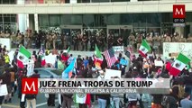 Juez ordena a Trump retirar tropas de la Guardia Nacional en Los Ángeles por extralimitarse