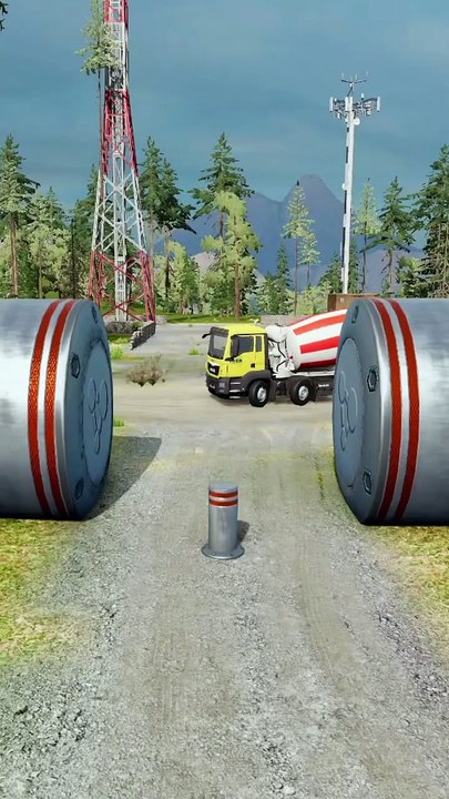 Realistic BeamNG Drive car crash physics. Watch in