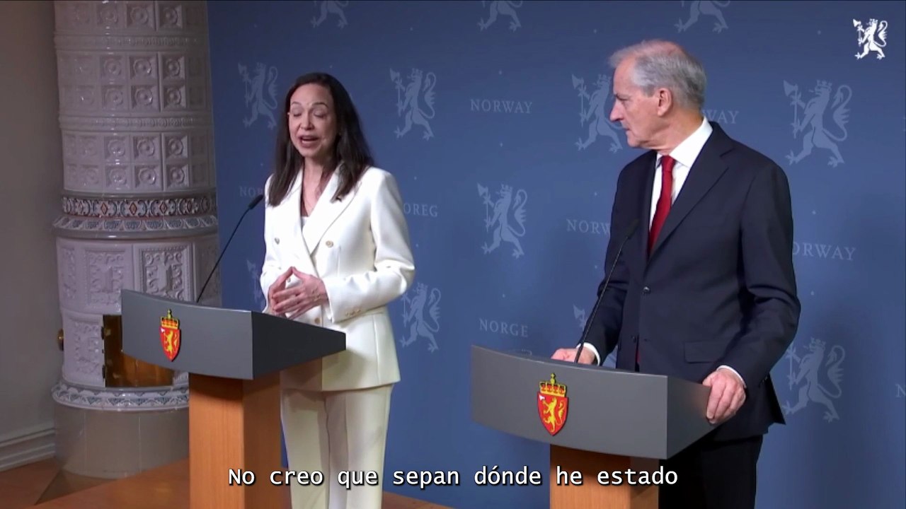 Machado asegura que tiene intención de volver a Venezuela tras recibir el Nobel de la Paz