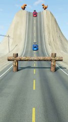 Realistic BeamNG Drive car crash physics. Watch in
