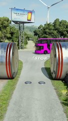 Realistic BeamNG Drive car crash physics. Watch in