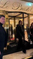 Nicolas Sarkozy and Carla Bruni in Paris