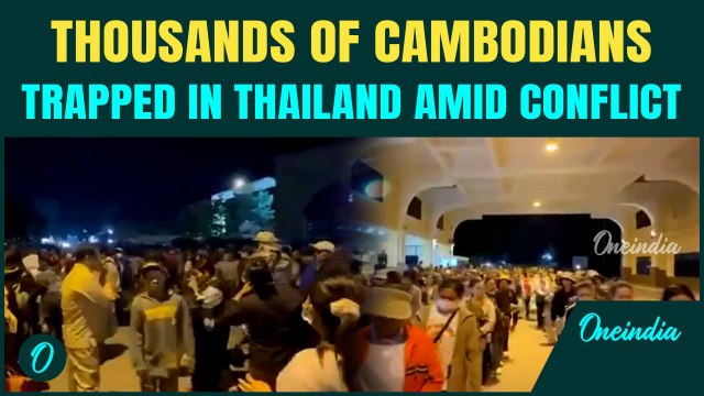 Thailand-Cambodia War BREAKING: Thousands of Cambodians STRANDED in Thailand as Border Tension Rises