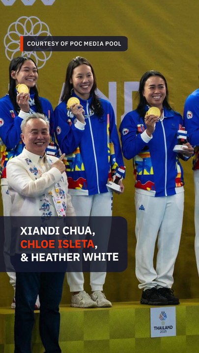 Kayla Sanchez anchors PH team to 4x100m freestyle gold in smashing SEA Games debut