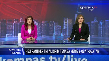 Helikopter Panther TNI AL Kirim Tim Medis dan Obat untuk Korban Banjir di Tapanuli Tengah