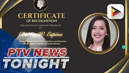 Charms Espina recognized at Icons of Change Int’l Awards 2025