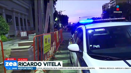 Camioneta impacta a conductor estacionado en Tlalpan | Noticias con Francisco Zea
