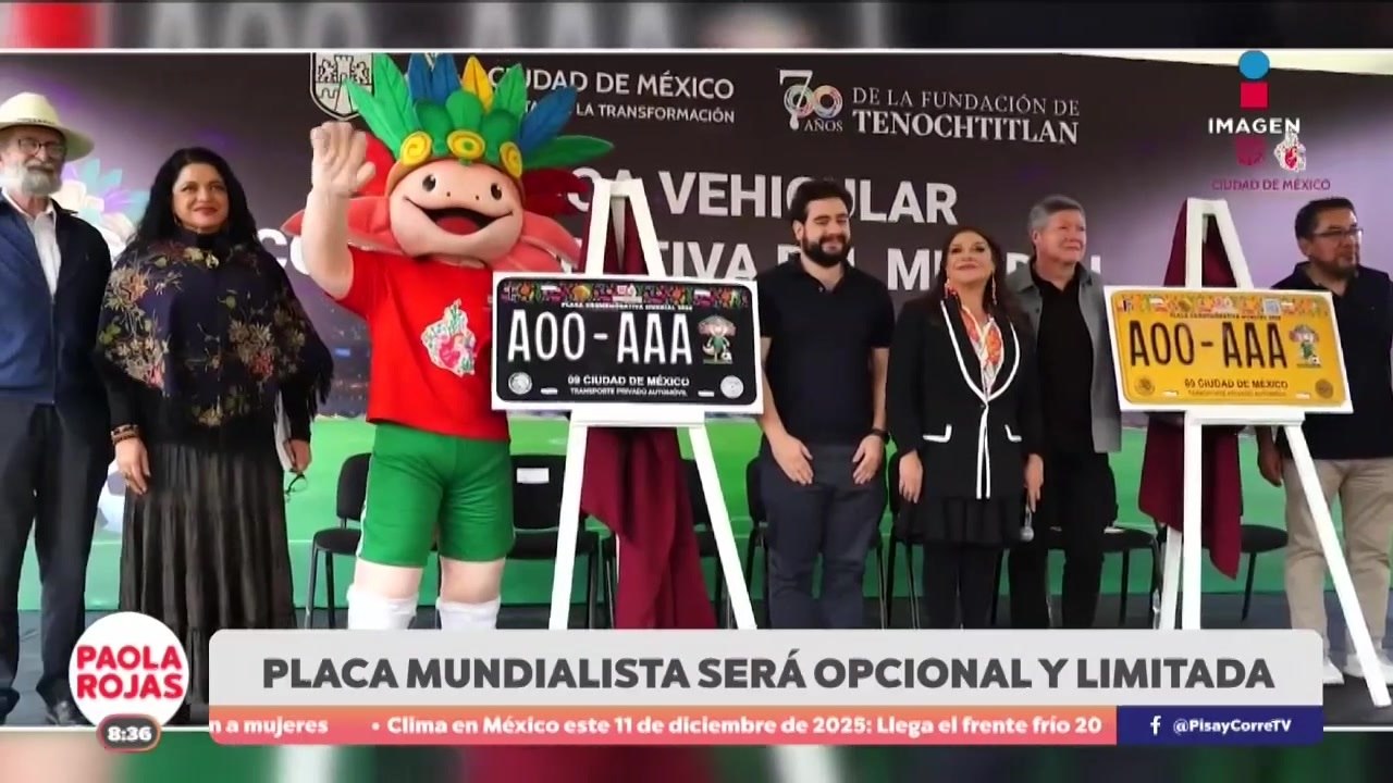CDMX lanza placa conmemorativa de la justa mundialista | DPC con Paola Rojas