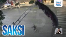 Parachute ng skydiver, bumulusok at sumabit sa traffic light | Saksi