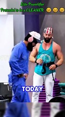 Elite Powerlifter Pretended to be a CLEANER #gym #funny #prank