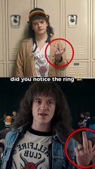 Did you notice the ring on Dustin's finger-#celebrity #strangerthings #strangerthings5