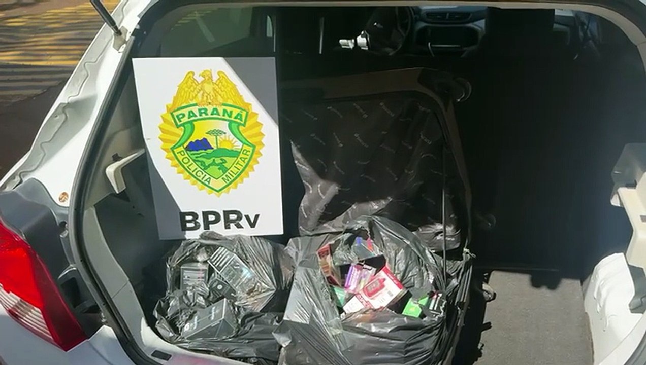 Polícia Militar apreende cigarros eletrônicos contrabandeados em Toledo