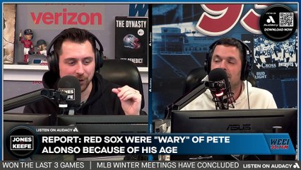 Report: Report: Red Sox were "wary" of Pete Alonso because of his age