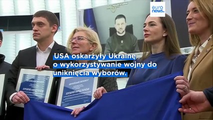 "Ukraina nie potrzebuje lekcji demokracji"- mówi laureatka Pokojowej Nagrody Nobla dla Euronews