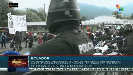 Indigenous Confederation of Ecuador warns of human rights backslide