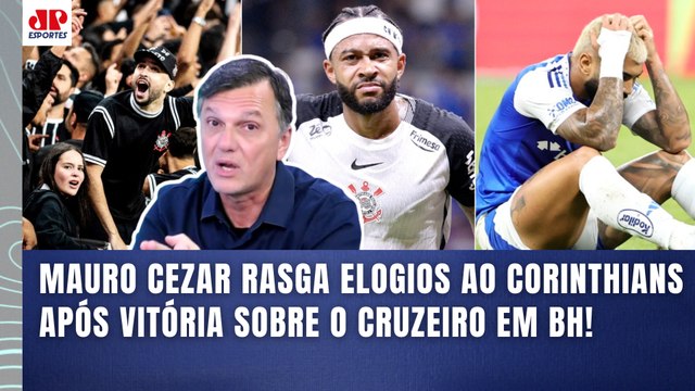 A TORCIDA DO CORINTHIANS ENGOOOLIU A DO CRUZEIRO! Cara, a VERDADE é que... Mauro Cezar ELOGIA!