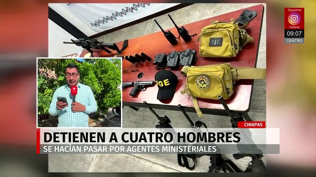 Desarticulan presunto retén del Cártel de Sinaloa en carretera fronteriza de Chiapas; hay 4 detenidos