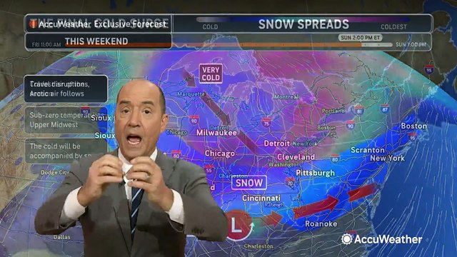 Snow coming for the Midwest and Northeast this weekend