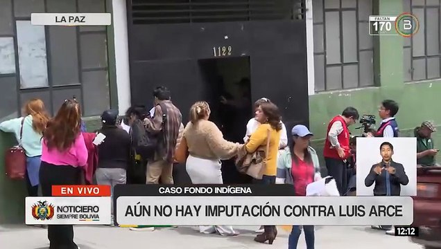 El Ministerio Público aún no emitió la imputación formal contra Luis Arce por el caso Fondo Indígena
