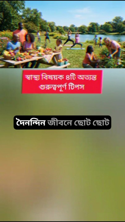 স্বাস্থ্য বিষয় অত্যন্ত গুরুত্বপূর্ণ ৪টি টিপস Learning Time BD