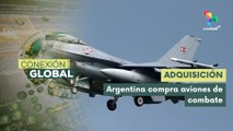 Llegan a Argentina 24 aviones cazabombarderos F-16