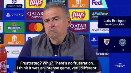 Enrique not frustrated despite PSG stalemate in Bilbao