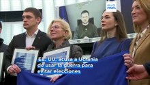 "Ucrania no necesita lecciones sobre democracia": Oleksandra Matviichuk, premio Nobel de la Paz