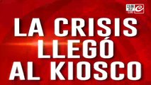 La crisis llegó al kiosco: comerciantes en aprietos financieros