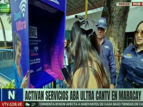 Aragua | CANTV activó servicio ABA Ultra para el beneficio de habitantes del mcpio. Girardot