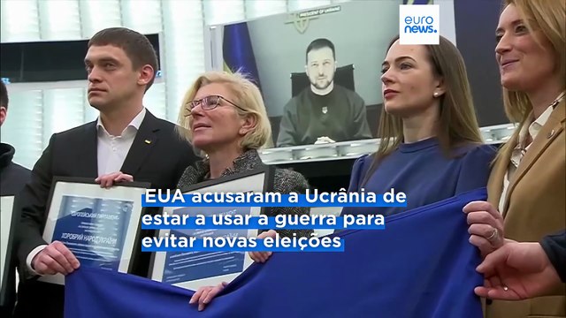 Ucrânia não precisa de aula sobre democracia , diz Prémio Nobel da Paz à Euronews