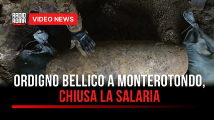 Ordigno bellico a Monterotondo, chiusa la Salaria
