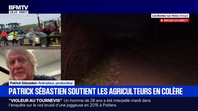 Colère des agriculteurs: Je comprends qu'ils se révoltent affirme Patrick Sébastien