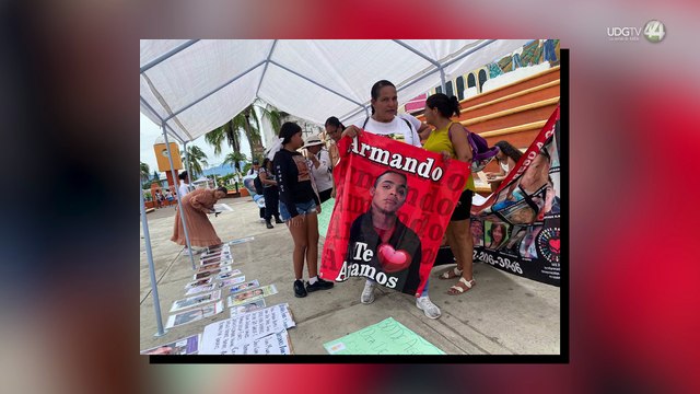 Cuelgan esferas con imágenes de desaparecidos en Bahía de Banderas