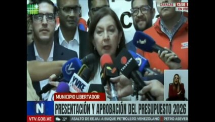 Caracas | Municipio Libertador presentó presupuesto para el próximo año 2026