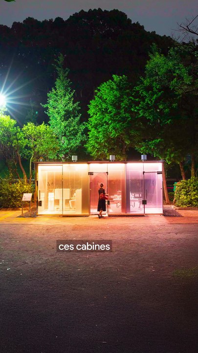 Les toilettes transparentes de Tokyo ont un problème